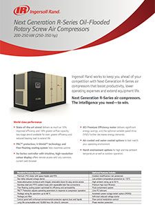 Next Generation R-Series Ingersoll Rand Oil Flooded